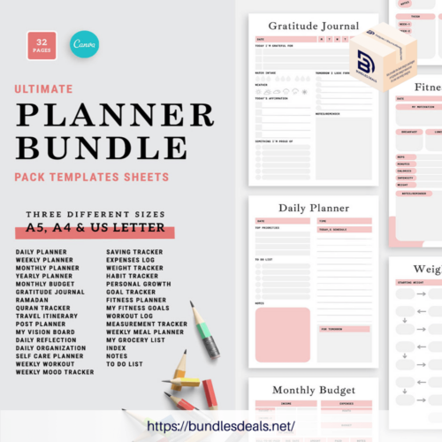 Canva Ultimate Planner Bundle