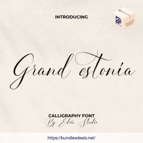 Grand Estonia Calligraphy Font