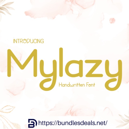 Mylazy Handwriting Display Font