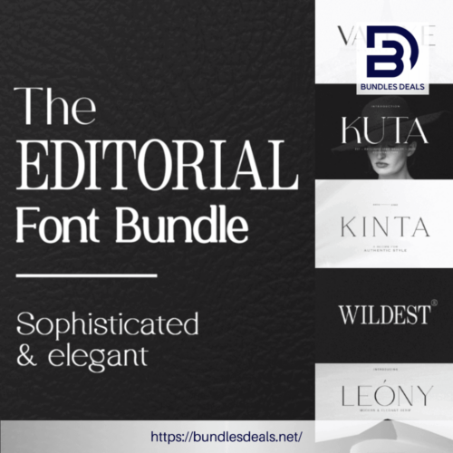 The Editorial Font Bundle