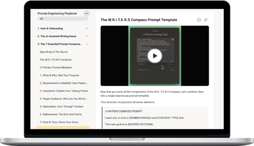 Dickie Bush & Nicolas Cole – The Prompt Engineering Playbook For Digital Writers