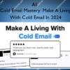 Cold Email Mastery: Make A Living With Cold Email In 2024 – Ali