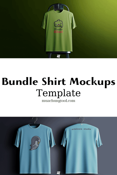 Bundle Shirt Mockups Template