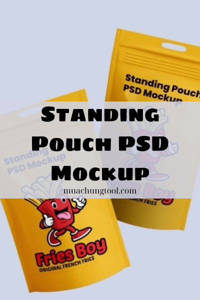 Standing Pouch PSD Mockup