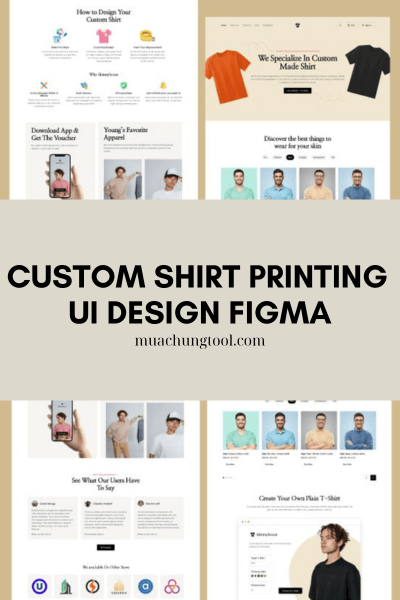 Custom Shirt Printing UI Design Figma