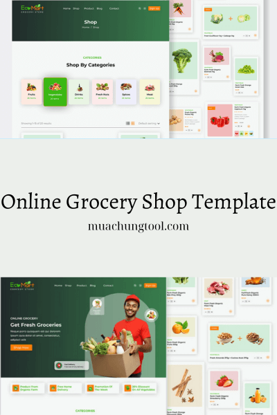 Online Grocery Shop Template