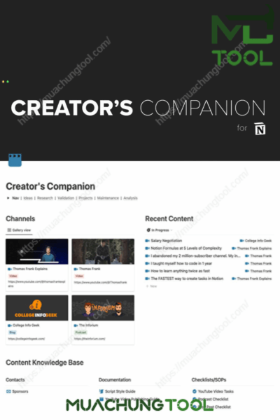 Creator’s Companion