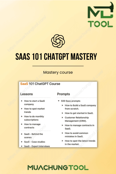 SaaS 101 ChatGPT Mastery Img