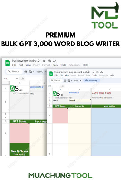 Bulk GPT 3.000 Word AI Blog Writer