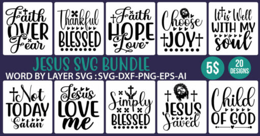 Christian design SVG EPS PNG JPG DXF AI|