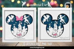 3D Layered Disney Shadow Box