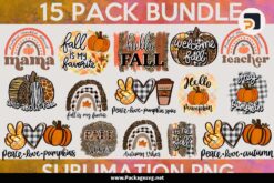 Fall Sublimation Bundle PNG