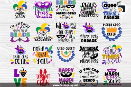 Mardi Gras SVG Bundle