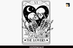 The Lovers Tarot Card SVG