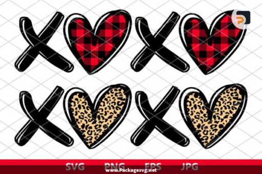 XOXO Heart Svg