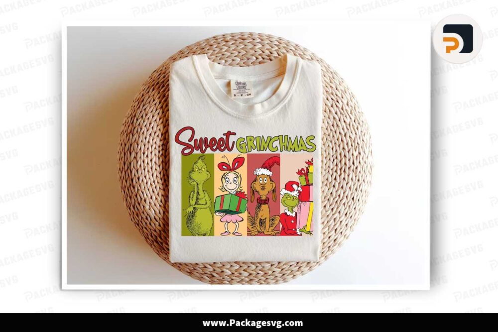 Sweet Grinchmas PNG, Christmas Grinch Shirt Design LMSSZF02