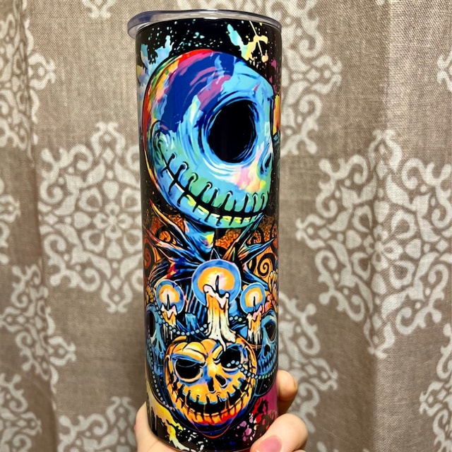 The Nightmare Before Christmas Sublimation PNG, 20oz Tumbler Wrap LMOL6E4P