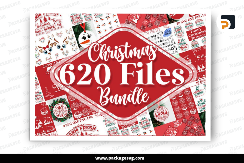 Christmas SVG Bundle , 620 Design Files