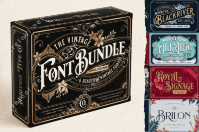 Vintage Font Bundle