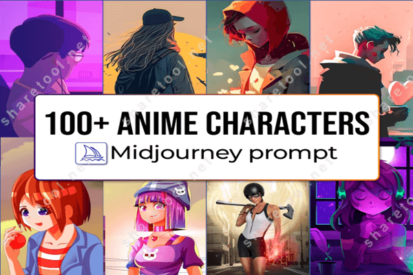 100+ Anime Characters Midjourney Prompt