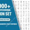 1000+ Professional Icon Set Bundle