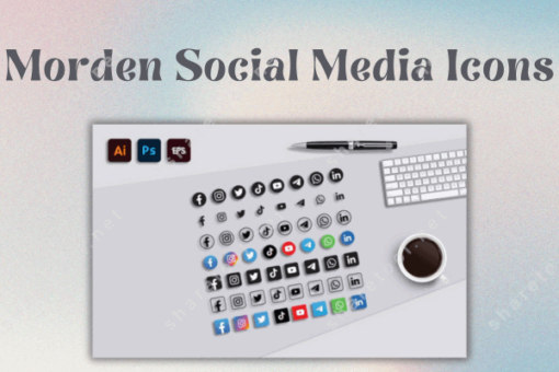 Morden Social Media Icons