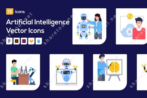 Artificial Intelligence Vector Icon