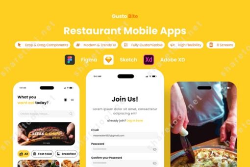 GustoBite - Restaurant Mobile App