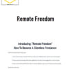 Mike Shreeve – Remote Freedom