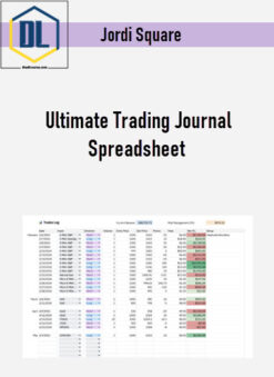 Jordi Square – Ultimate Trading Journal Spreadsheet